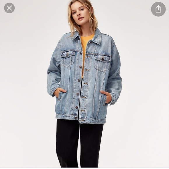 TNA Kinglake Denim Jacket from Aritzia - Picture 1 of 5